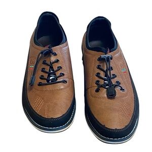 Vintage KLKYKO Classic Dress Sneakers – Brown & Black – Size 42 (US 9)